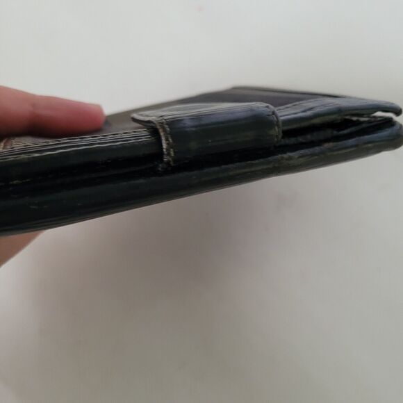 Fendi Vintage Pequin Wallet Canvas Leather Wallet Black Purse Bifold Compact - Picture 16 of 16